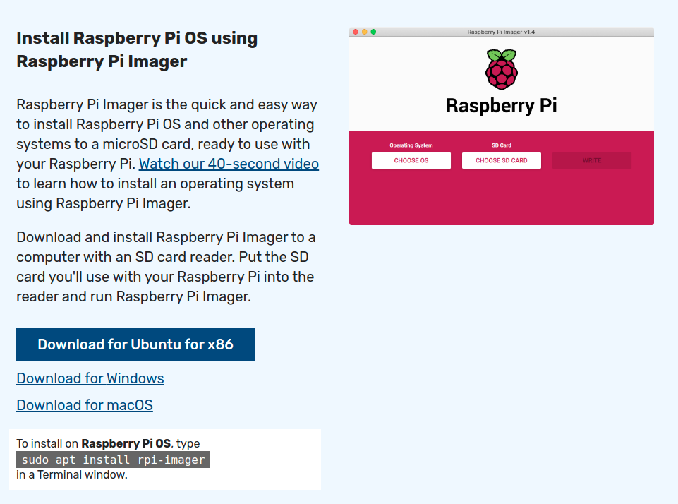 Raspberry Pi Imager